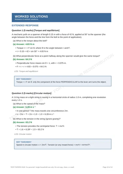 Solutions preview