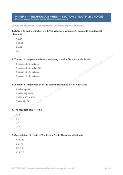 Questions preview