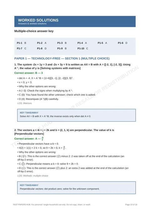 Solutions preview