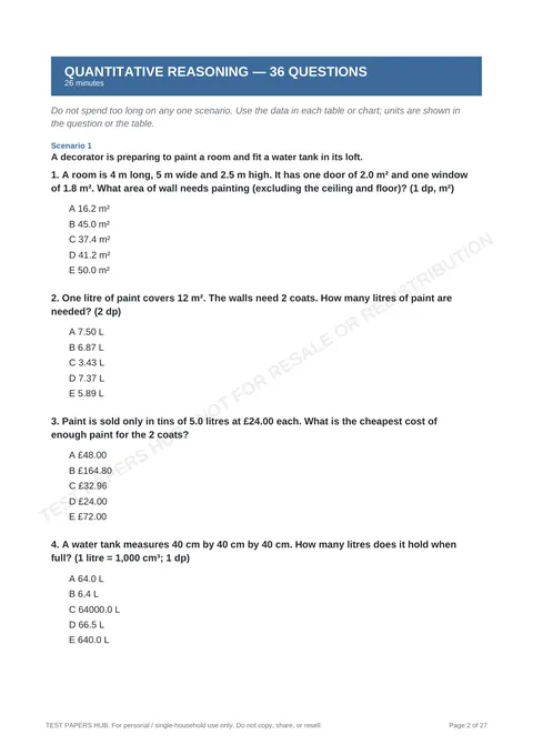 Questions preview