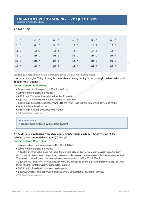 Solutions preview