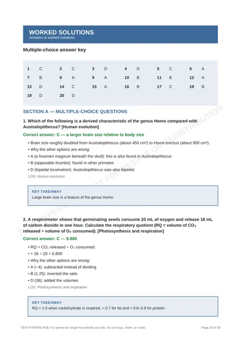 Solutions preview