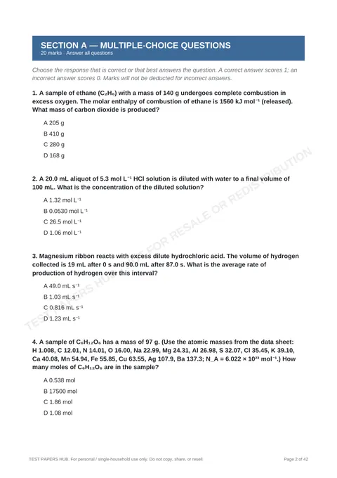 Questions preview