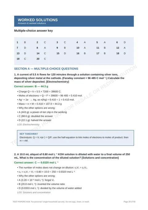 Solutions preview