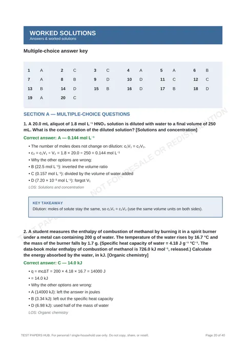 Solutions preview
