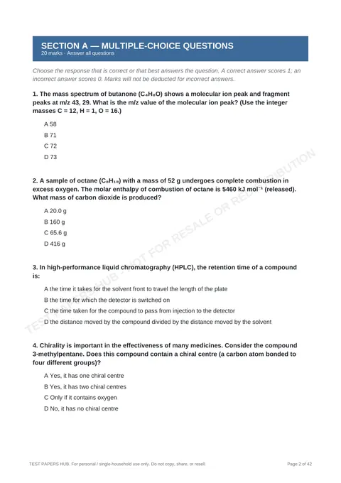 Questions preview