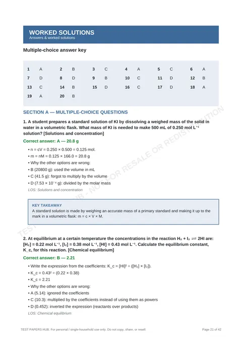 Solutions preview