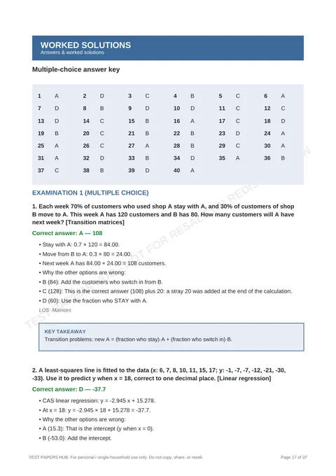 Solutions preview