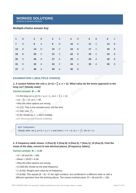 Solutions preview
