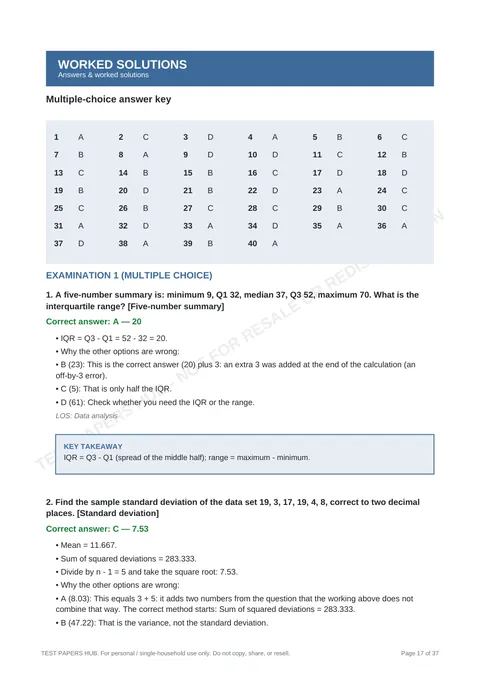 Solutions preview