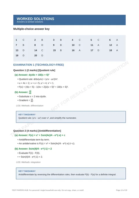 Solutions preview