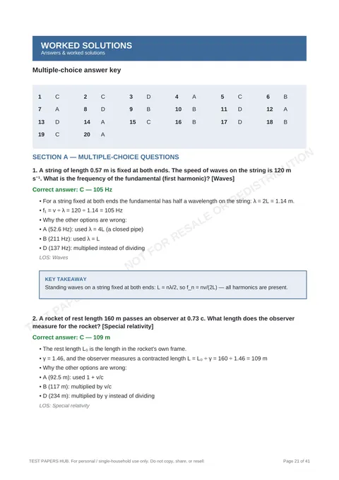 Solutions preview