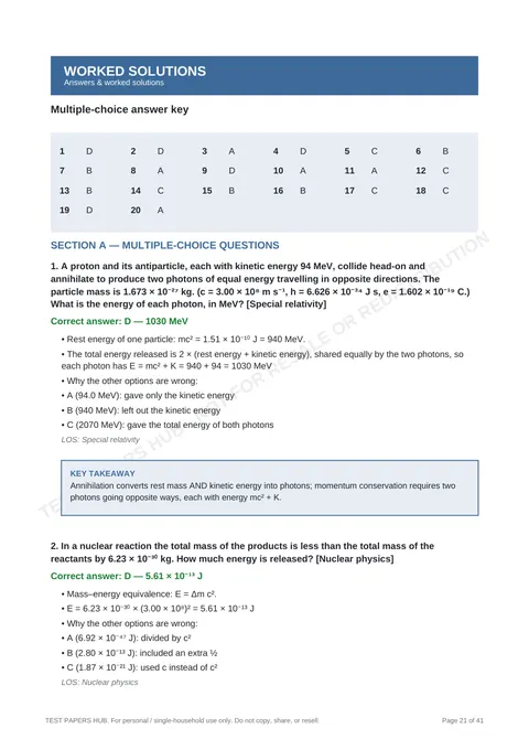 Solutions preview