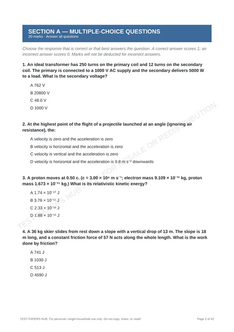 Questions preview