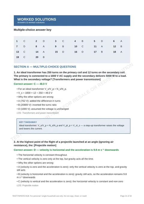 Solutions preview