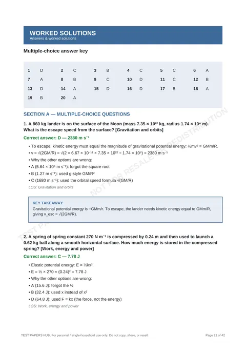 Solutions preview