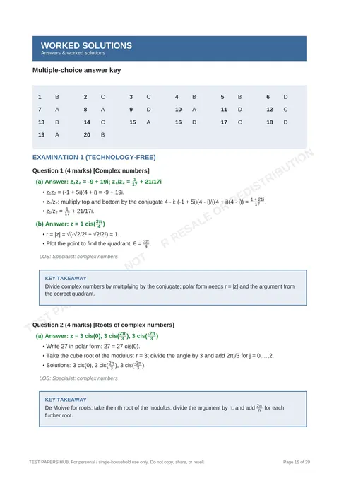 Solutions preview
